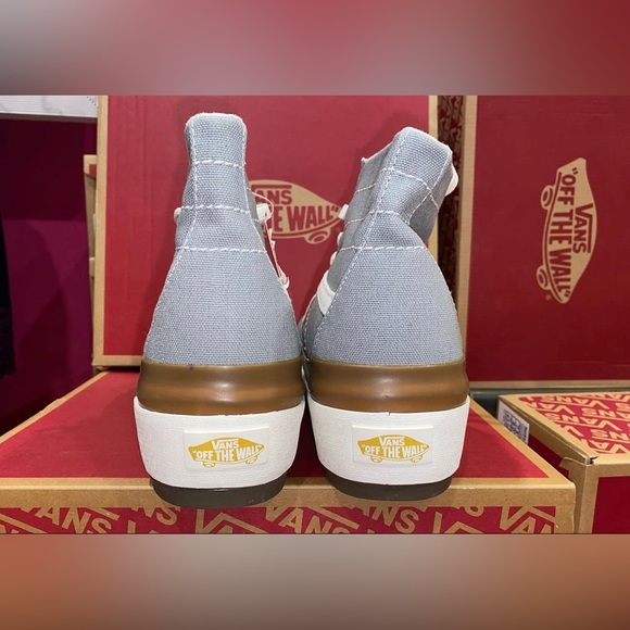 Vans Sk8-Hi Tapered Stacked Cavas Shoes (Desert Sage) - Picture 7 of 7